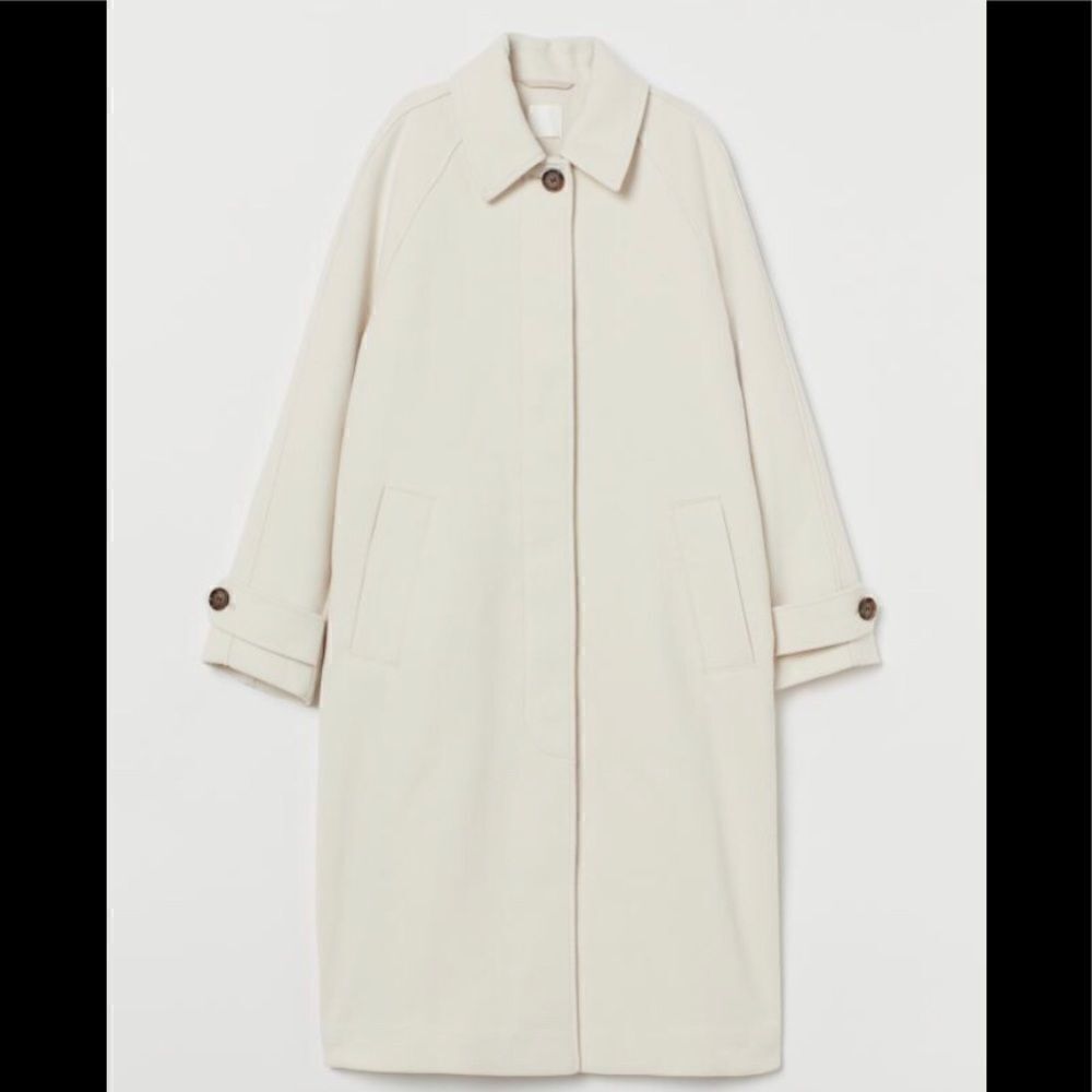 Collared coat H&M side pockets new - Picture 7 of 10